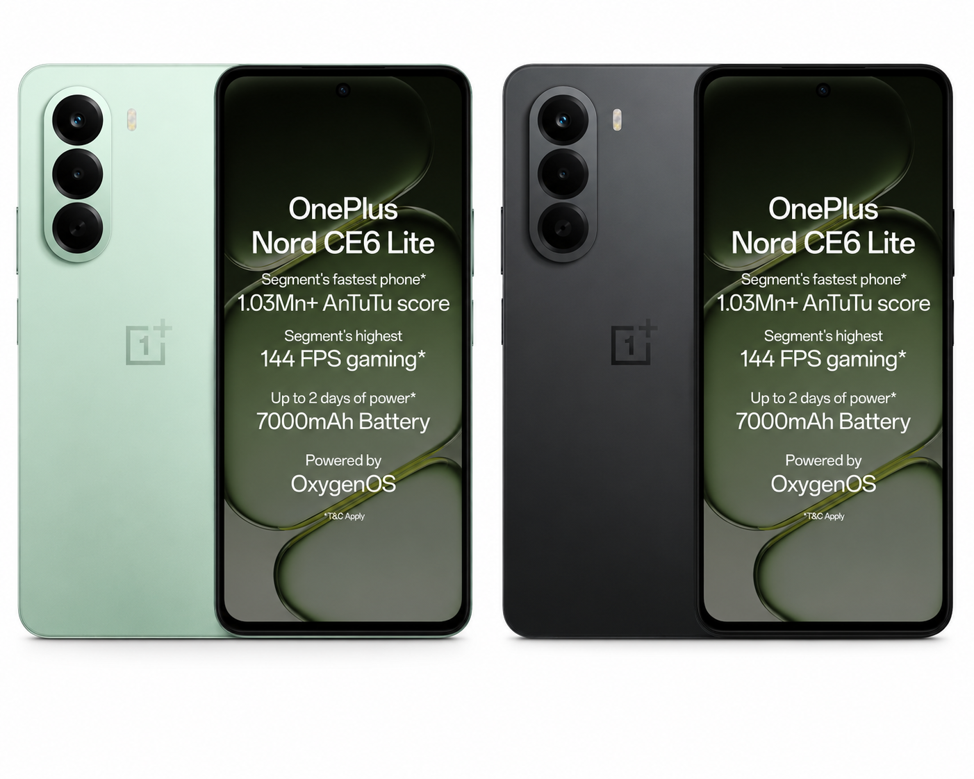 OnePlus Nord CE6 Lite | Segment's Fastest Dimensity 7400 Apex Processor | 7000mAh Battery | Segment's Highest 144Hz Refresh Rate | 50MP Main Camera, 4K Video Recording