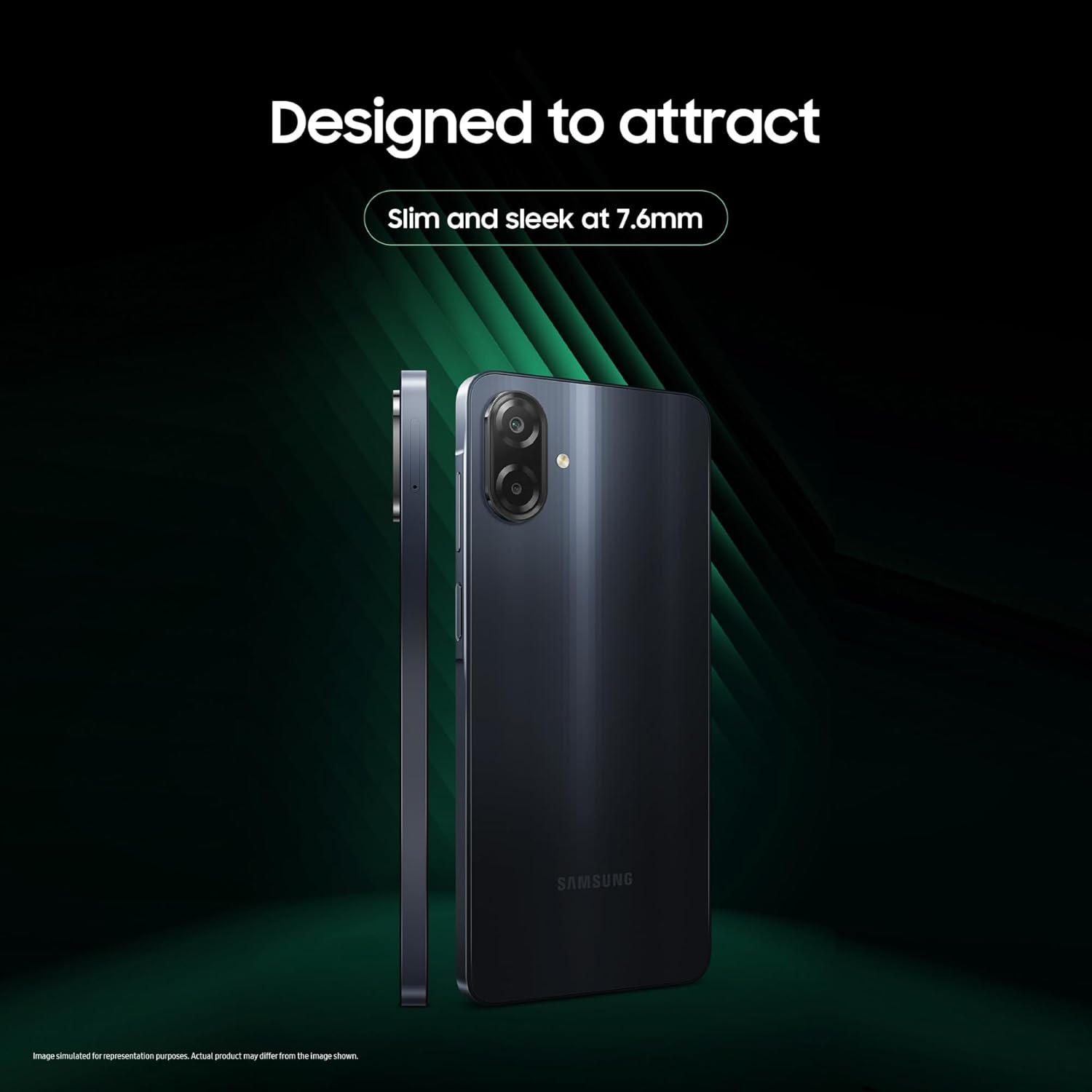 Samsung Galaxy M07 Mobile (Black, 4GB RAM, 64GB Storage) | MediaTek Helio G99 | AnTuTu 624K | IP54| 50MP Camera | 7.6mm Slim | 5000mAh Battery | 25W Fast Charging | 6 Gen OS Upgrades | Without Charger - Image 5